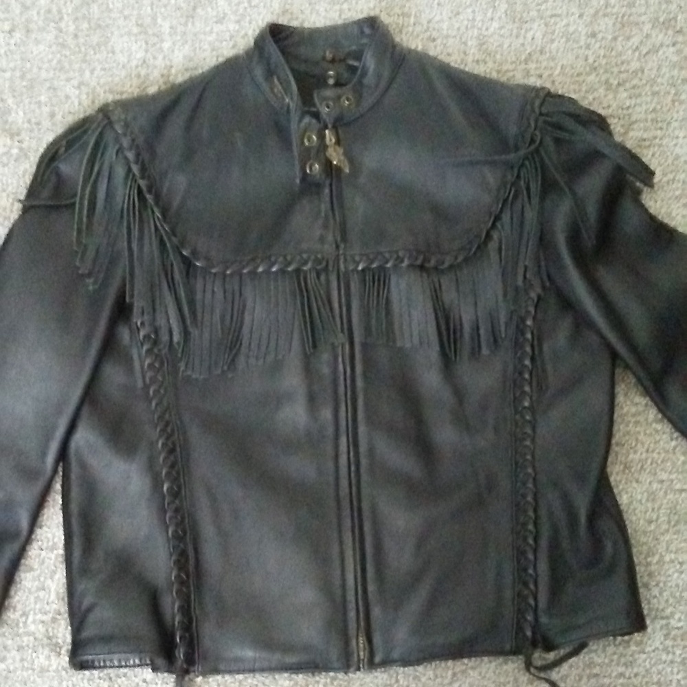 Willie G Harley Davidson Leather Jacket Sz LW